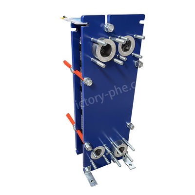 গুণ  Gasketed Plate Heat Exchanger 0.5mm Painted Plate Frame Heat Exchanger কারখানা