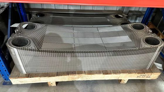 Hastelloy GEA তাপ এক্সচেঞ্জার প্লেট 0.5mm / 0.6mm বেধ আকার